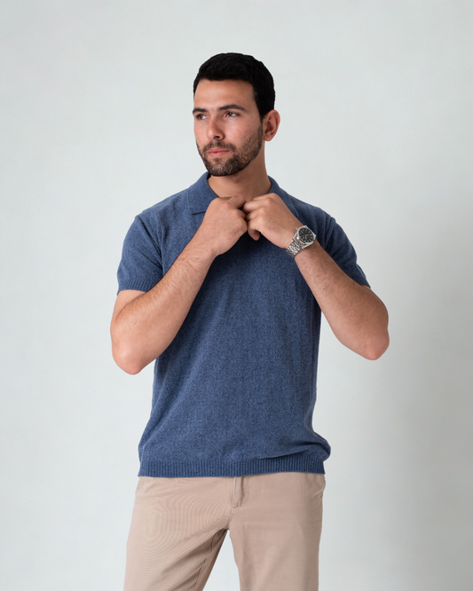 Tavero Polo . Vastel Blue
