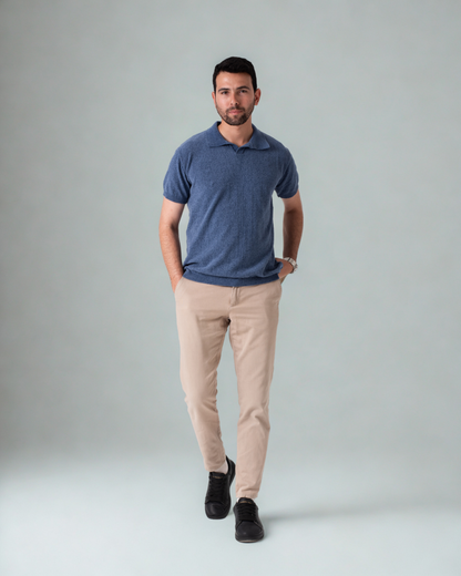 Tavero Polo . Vastel Blue