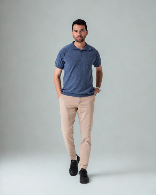 Tavero Polo . Vastel Blue